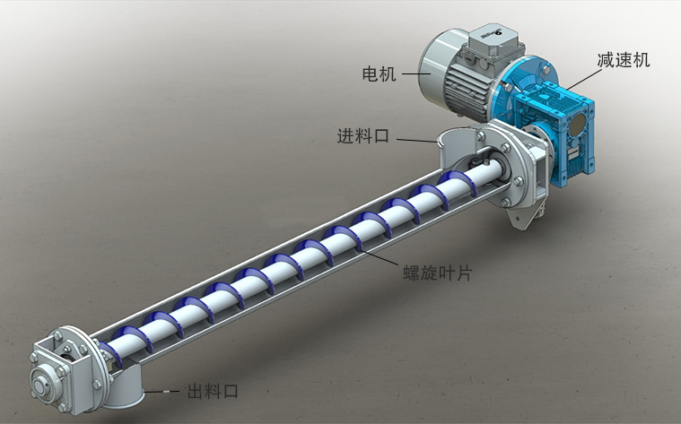 螺旋喂料機(jī)外形尺寸