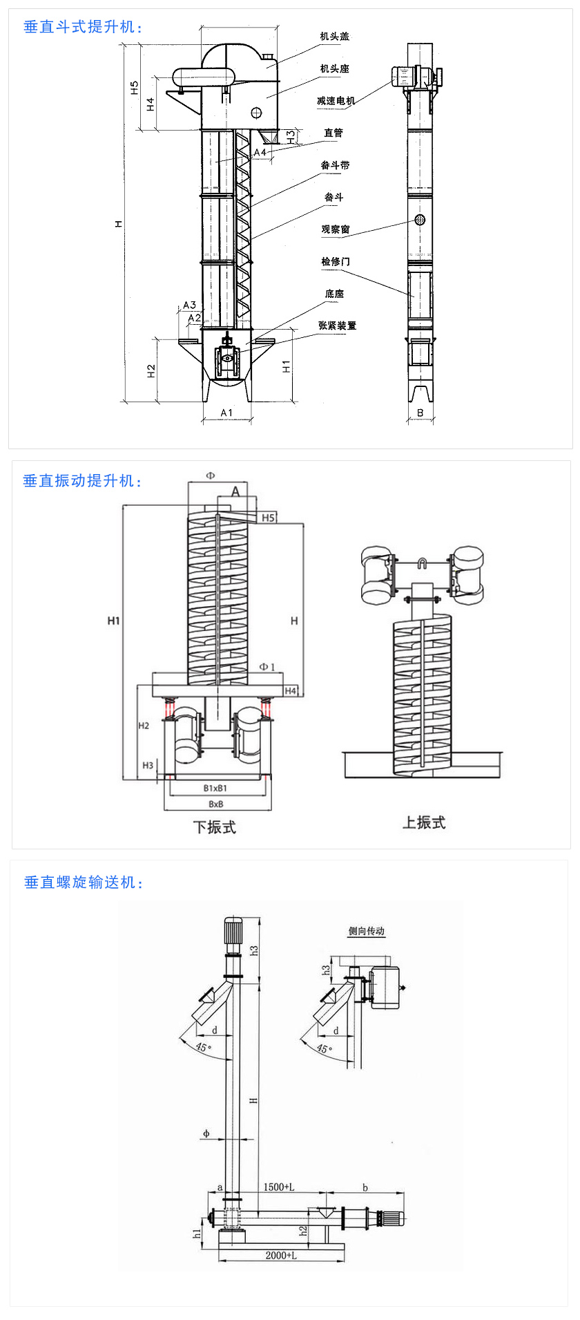 垂直提升機結(jié)構圖